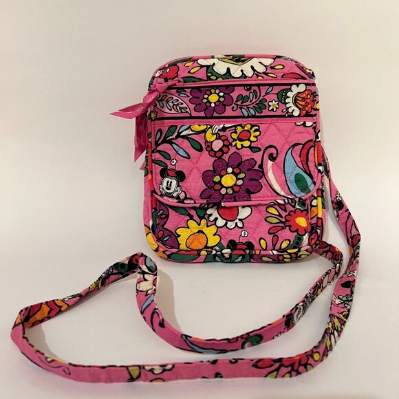 Vera Bradley Disney Just Mousing Around Mickey Crossbody Mini Hipster Purse Bag - Picture 1 of 9